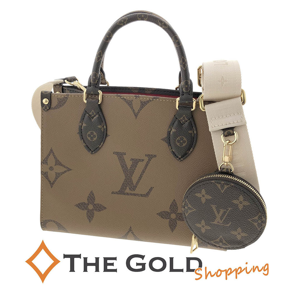 Louis Vuitton OnTheGo Monogram Reverse Canvas Brown